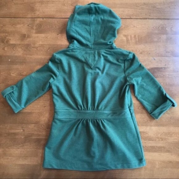 𝅺TOMMY Hilfiger Army Green Hooded Jacket. Size XS. - Picture 2 of 6